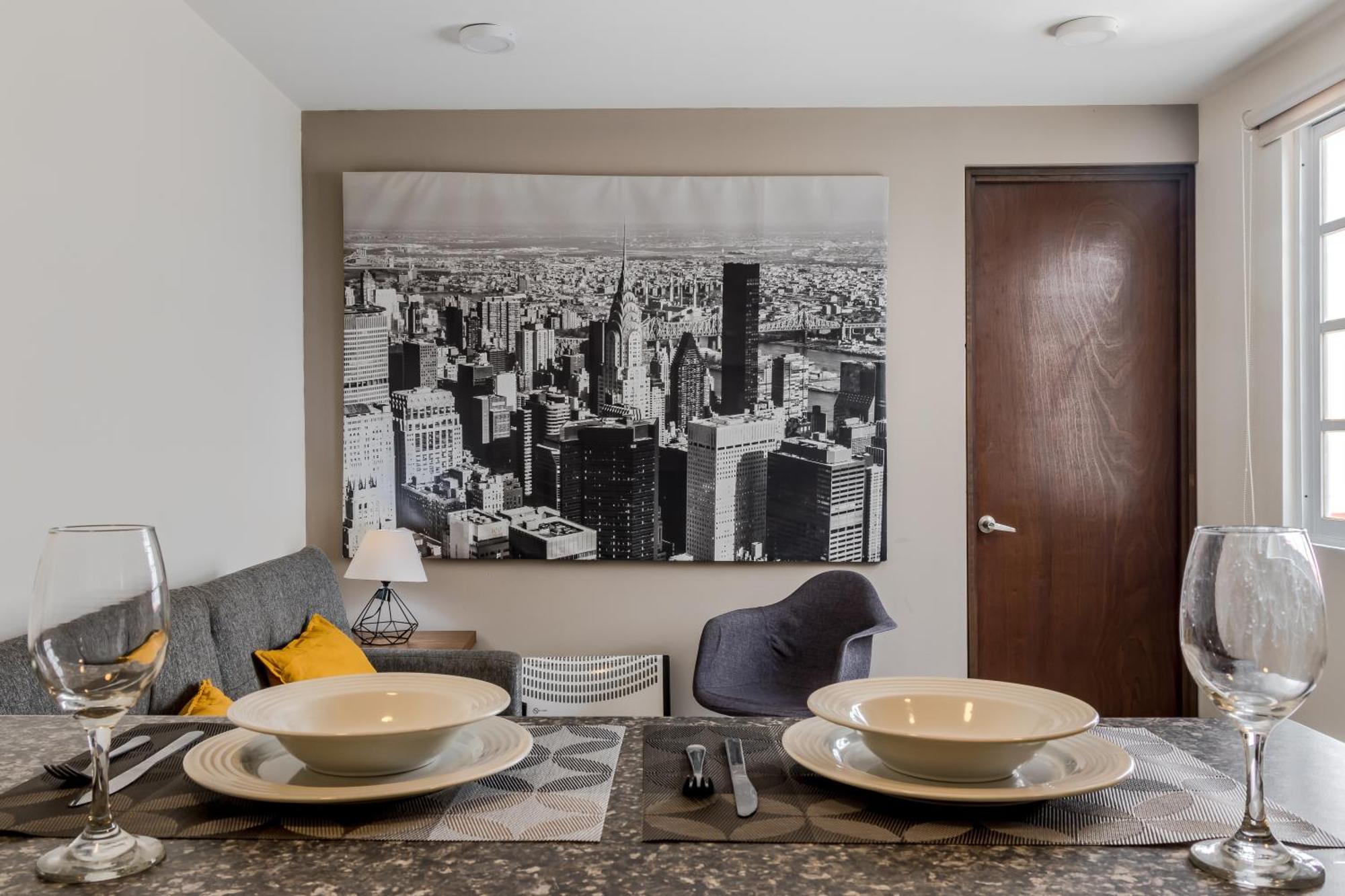 Om 686 Urban Lofts Narvarte Kota Meksiko Bagian luar foto
