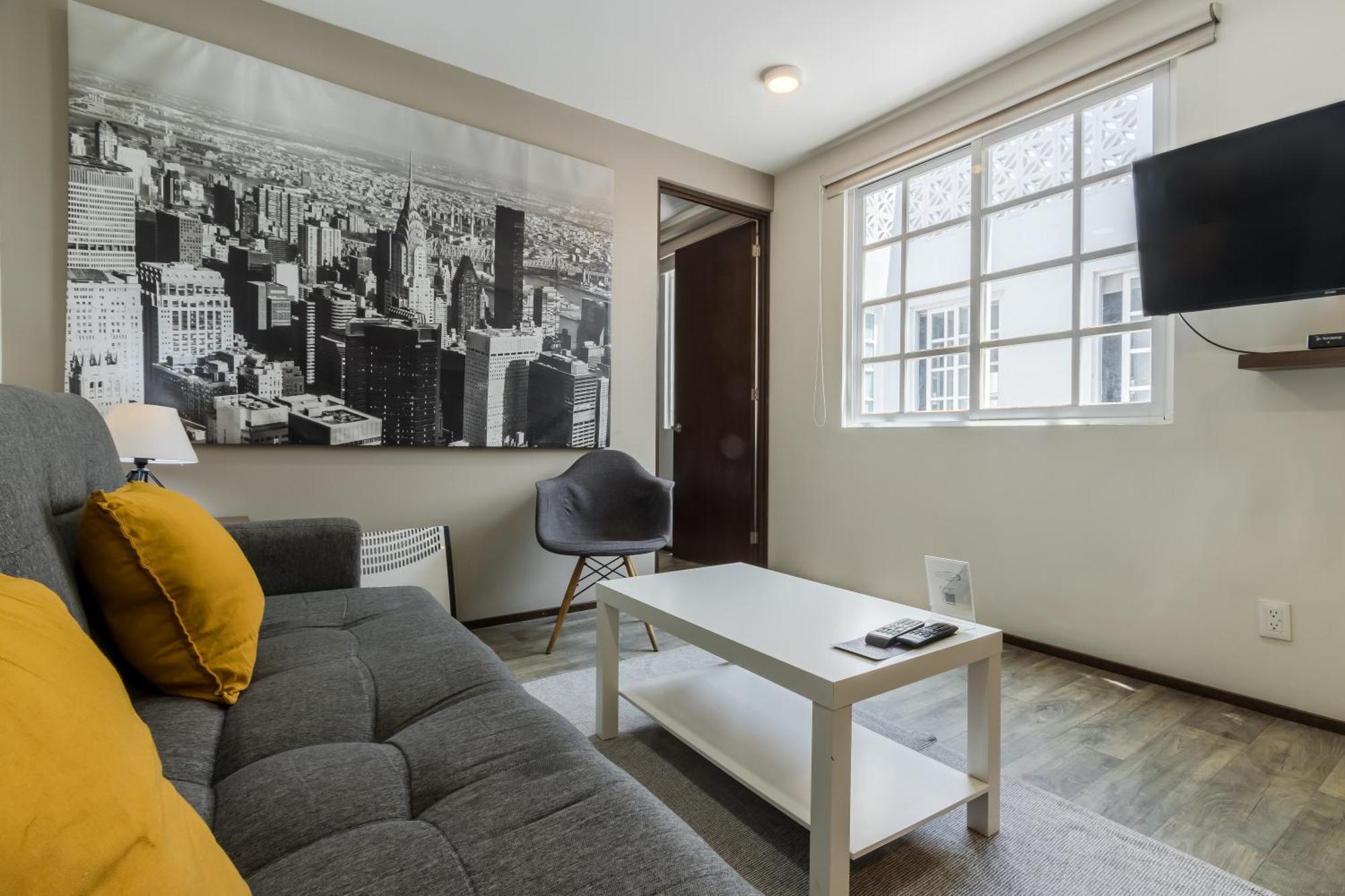 Om 686 Urban Lofts Narvarte Kota Meksiko Bagian luar foto