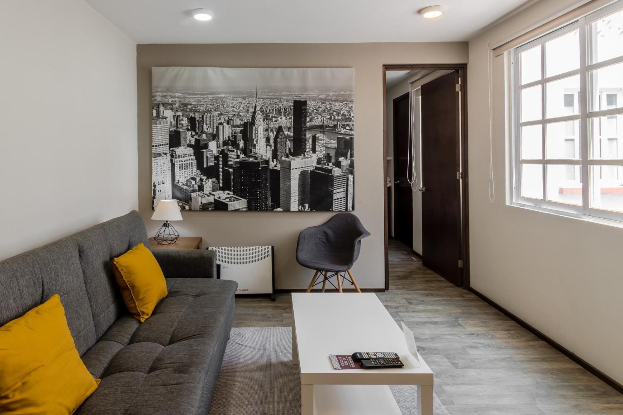Om 686 Urban Lofts Narvarte Kota Meksiko Bagian luar foto